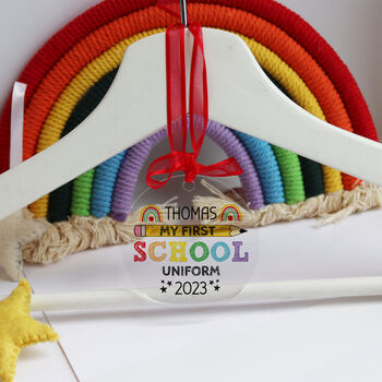 My First School Uniform Hanger Tag Personalised, 3 of 12
