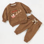 Personalised Christmas Tracksuit For Babies And Children Believe In Santa, thumbnail 1 of 5