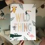 Children's Wild Thing Animal Print, thumbnail 5 of 6