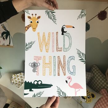 Children's Wild Thing Animal Print, 5 of 6