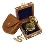 Personalised 15th Anniversary Brass Sundial Compass, thumbnail 11 of 12