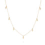 Gold Vermeil Diamond Choker Necklace, thumbnail 2 of 4