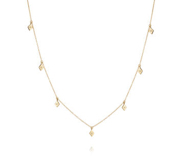 Gold Vermeil Diamond Choker Necklace, 2 of 4