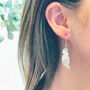 Feather Earrings In Sterling Silver, thumbnail 4 of 10