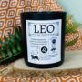 Personalised Leo Horoscope Star Sign Candle, thumbnail 3 of 11