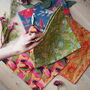 Recycled Sari Gift Bag, thumbnail 9 of 12