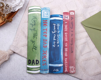 Funny Father's Day Card For Dad With Book Design, 2 of 4