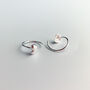 Sterling Silver Heart Ear Jacket Earrings, thumbnail 4 of 6