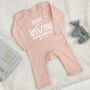 Daddy You're Amazing Happy 1st Father's Day Babygrow, thumbnail 8 of 11