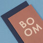 'Boom' Funny Congratulations And Well Done Card, thumbnail 3 of 5