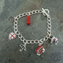 British Icons And Union Jack Charm Bracelet, thumbnail 5 of 5