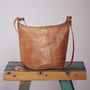 Personalised Classic Leather Tote Cross Body Bag, thumbnail 3 of 11