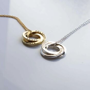 Personalised Russian Ring Necklace, 6 of 12