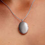 Four Photo Personalised Oval Locket – 925 Silver, thumbnail 4 of 7