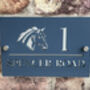 Personalised Horse Head Design House Acrylic Number Sign, thumbnail 4 of 6