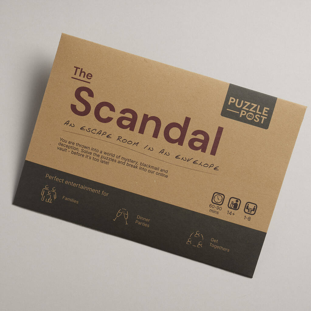 BUNDLE OFFER - Escape Room in an Envelope - Deceit, Blunder and Scandal. 3  Dinner Party Games Puzzle