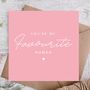 You’re My Favourite Human Anniversary Card, thumbnail 1 of 3