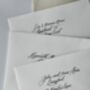 Hand Written Calligraphy Addressed Envelopes, thumbnail 1 of 4