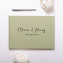 Personalised Linen Wedding Guest Book, thumbnail 9 of 9