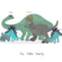 Personalised Dinosaur Family Print, thumbnail 3 of 6