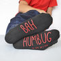 Personalised Bah Humbug Christmas Socks, thumbnail 1 of 1