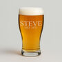Personalised Birthday Name And Established Pint Glass, thumbnail 2 of 4