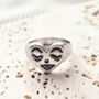 Serene Heart Face Ring, thumbnail 1 of 3