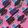 Pack Of Two Glitter Resin Hair Clips, thumbnail 2 of 5