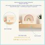 Personalised Modern Rainbow Money Pot Piggy Bank, thumbnail 6 of 10