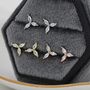 Marquise Cz Stud Earrings In Sterling Silver, thumbnail 7 of 12