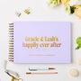 Personalised Any Text Wedding Guest Book, thumbnail 2 of 8