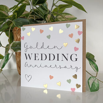Manhattan Golden Wedding Anniversary Card, 2 of 4