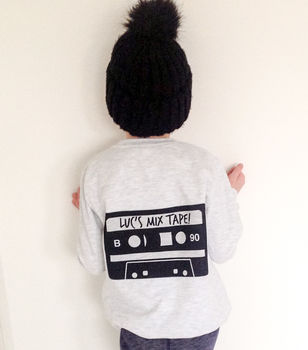 Child's Personalised Mix Tape Sweatshirt, 4 of 4