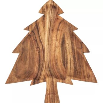 Acacia Christmas Tree Serving Board, 3 of 3