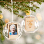 Personalised Wooden Memory Photo Glass Dome Bauble, thumbnail 1 of 3