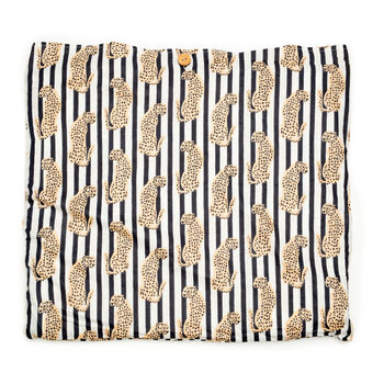 Serendipity Cotton Quilted Tote Bag Leopard, 5 of 5