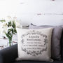 Vintage Style Personalised Cushion Cover, thumbnail 1 of 5