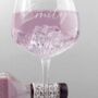 Personalised Crystal Gin Goblet, thumbnail 3 of 4