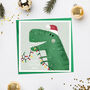 Tree Rex Christmas Card, thumbnail 8 of 9