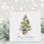 Personalised Christmas Tree Family Card *Up To Eight Personalised Baubles, thumbnail 7 of 7