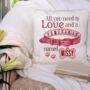 Personalised Dog Lover Breed And Name Cushion, thumbnail 5 of 6