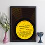 Personalised Music Print For Dad Fathers Day Gift, thumbnail 8 of 12