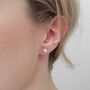 Mishmatched Silver Studs Dome And Circle, thumbnail 6 of 8