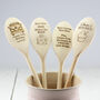 Create Your Own Personalised Engraved Wooden Spoon, thumbnail 1 of 10