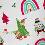 Christmas Rainbow Gift Wrapping Paper Roll Or Folded, thumbnail 2 of 4