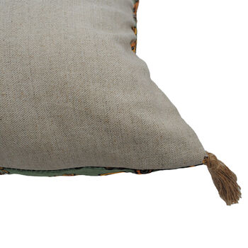 The Country Pig Green Rectangle Cushion, 4 of 4