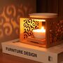 Clouds Carved Wooden Oil Wax Melt Burner, thumbnail 2 of 8