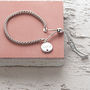 Personalised Sterling Silver Birthstone Charm Bracelet, thumbnail 2 of 8