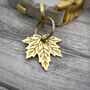 Brass Maple Leaf Dog ID Tag, thumbnail 1 of 3
