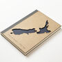 Handcrafted New Zealand Map Travel Notebook, thumbnail 1 of 7